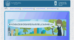 Desktop Screenshot of liceocarmelacarvajal.cl